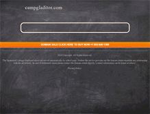 Tablet Screenshot of campgladitor.com